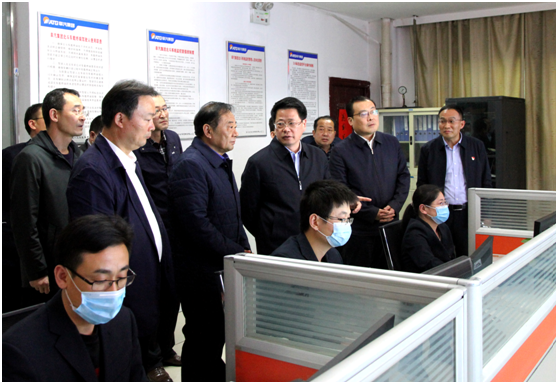安徽省副省長、市委書記楊光榮來到集團公司調研安全生產工作