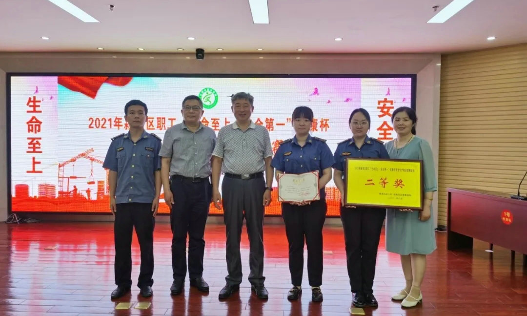 集團員工潁泉區安全生產知識競賽獲獎